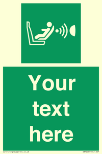 Custom safe condition child seat presence orientation detection system